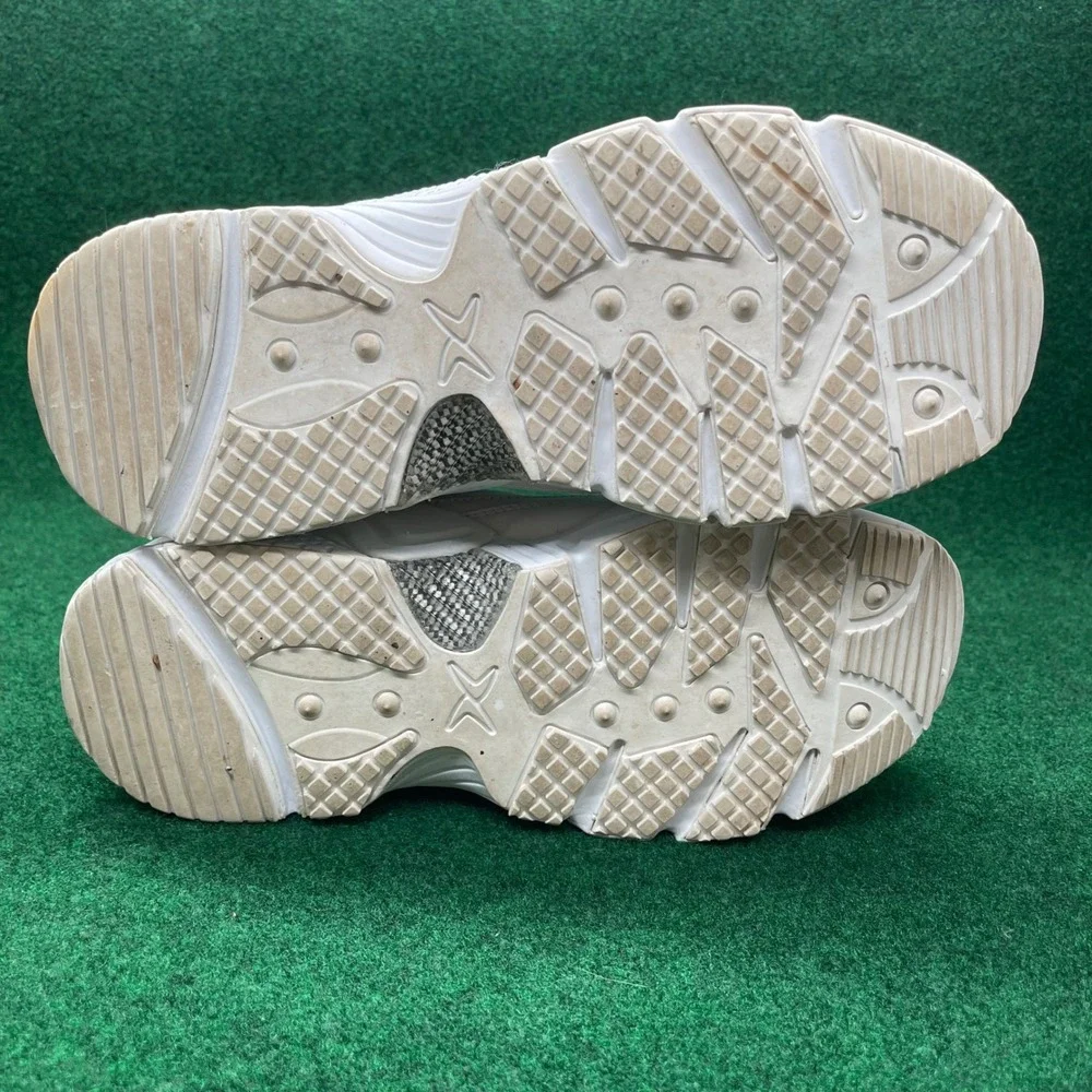 Aetrex X826 White Leather Walking Shoes Womens 7.5 X-Wide Supportive Sneakers